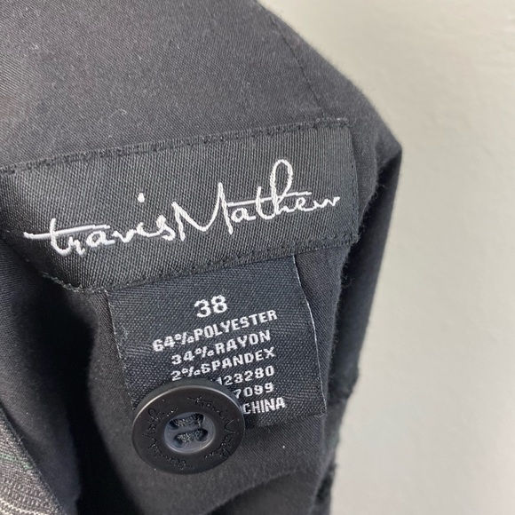 Travis Mathews Gray Grid Plaid Windowpane Chino Golf Shorts Men’s 38 - Picture 3 of 13